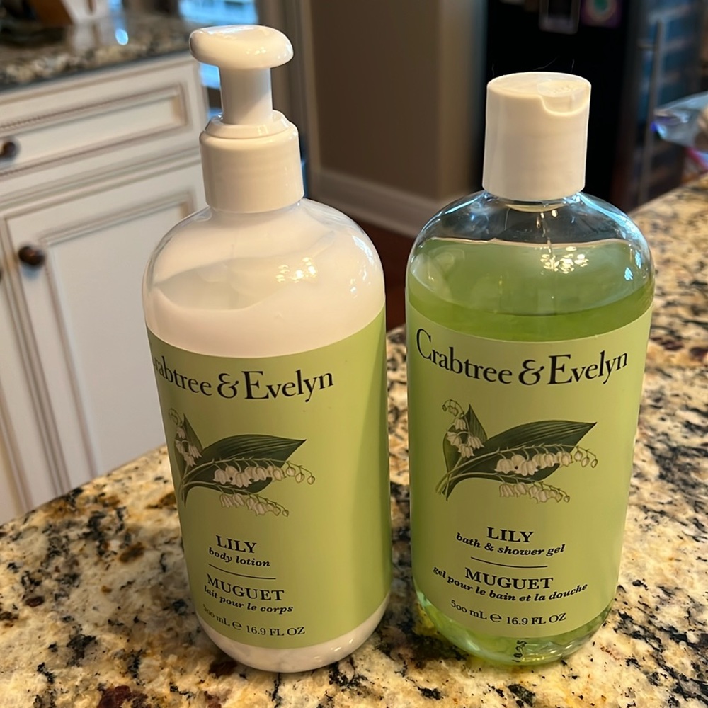 Crabtree and Evelyn Lily combo